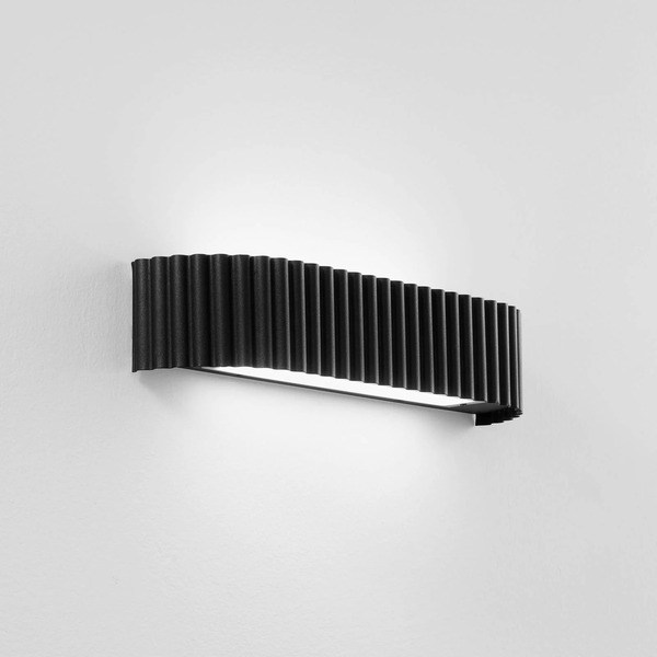  Luce Ambiente Design Luce Ambiente Design Niike Led Wall Lamp, Black, Width 40 Cm, Metal, Cct 