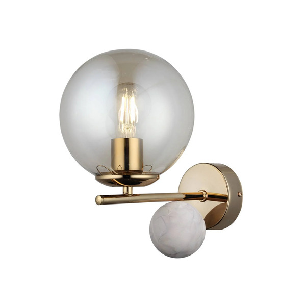  Lucea Lucea Toppo Wall Light, Gold, 1-bulb 