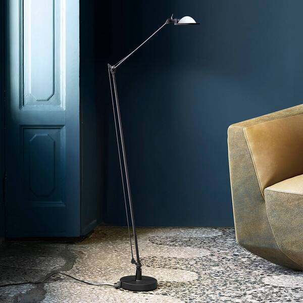  Luceplan Luceplan Berenice Floor Lamp Black, White Head 