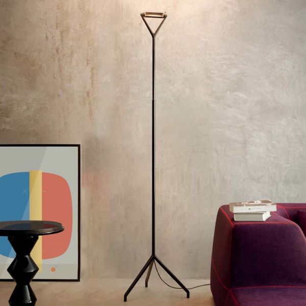  Luceplan Luceplan Black Floor Lamp Lola With Dimmer Switch 