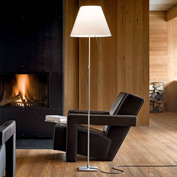  Luceplan Luceplan Costanza Floor Lamp D13t, Aluminium/white 