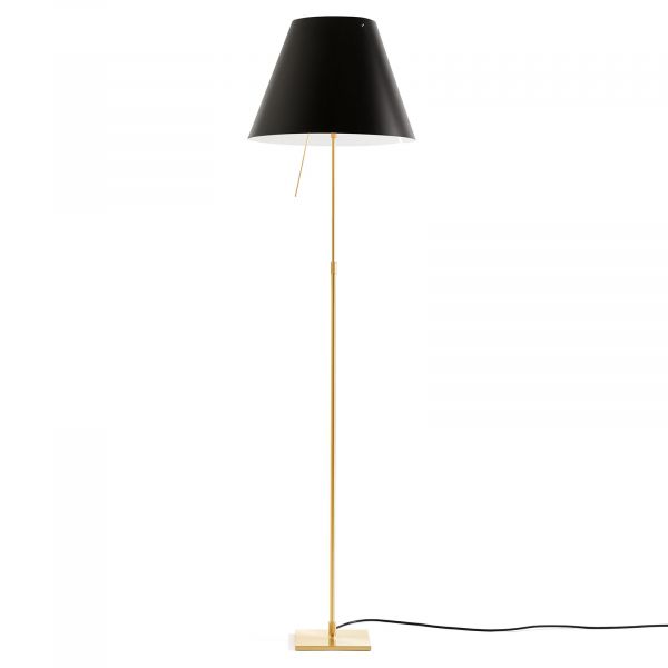  Luceplan Luceplan Costanza Floor Lamp D13t Brass/black 