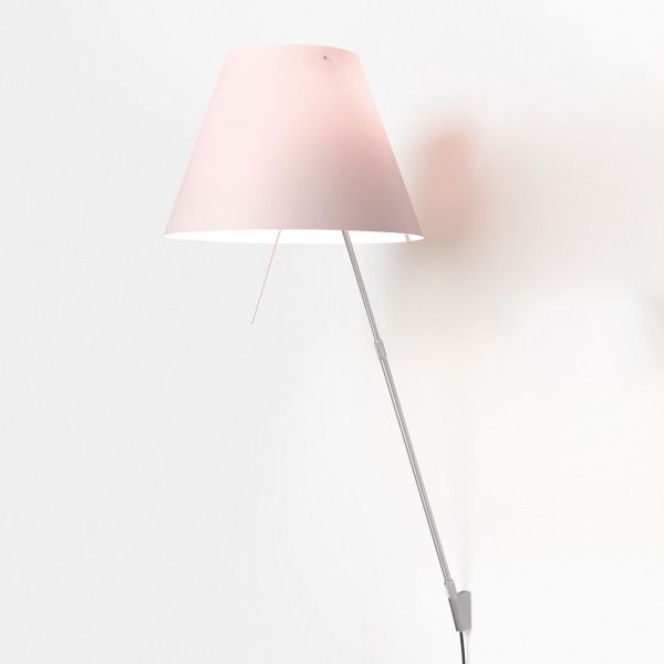  Luceplan Luceplan Costanza Wall Light D13a Aluminium/pink 