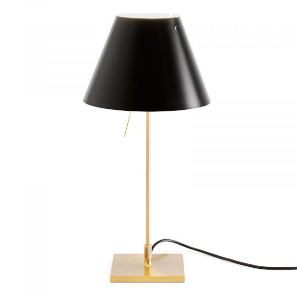  Luceplan Luceplan Costanzina Table Lamp Brass Black 
