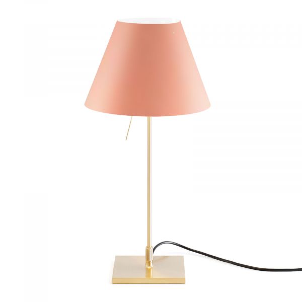  Luceplan Luceplan Costanzina Table Lamp Brass, Pink 