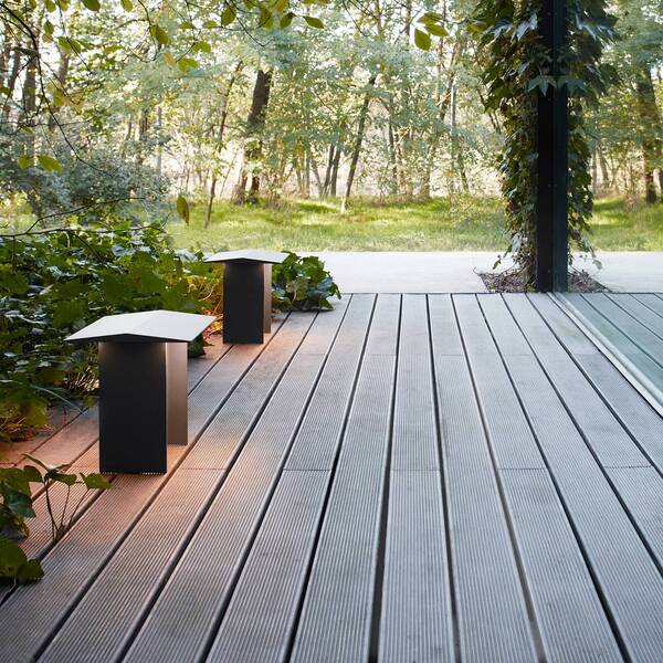  Luceplan Luceplan Fienile Led Pillar Light 32 Cm Dark Grey 