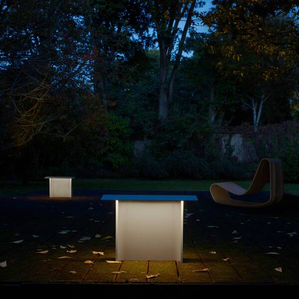  Luceplan Luceplan Fienile Led Pillar Light 32 Cm Light Grey 