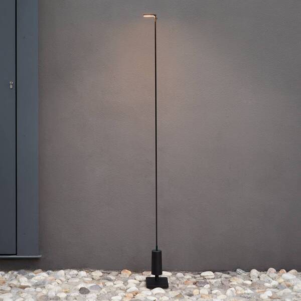  Luceplan Luceplan Led Path Light Flia, 75 Cm High, Black, Plastic 
