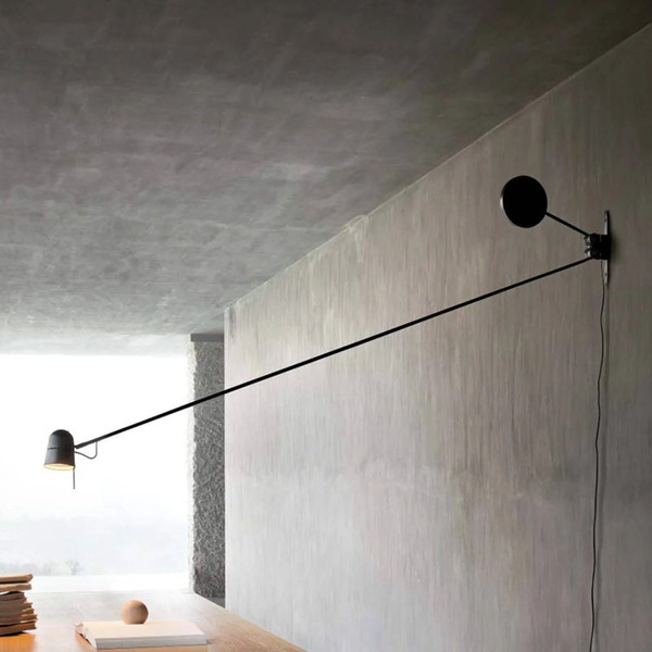  Luceplan Luceplan Led Wall Light Counterbalance Black 