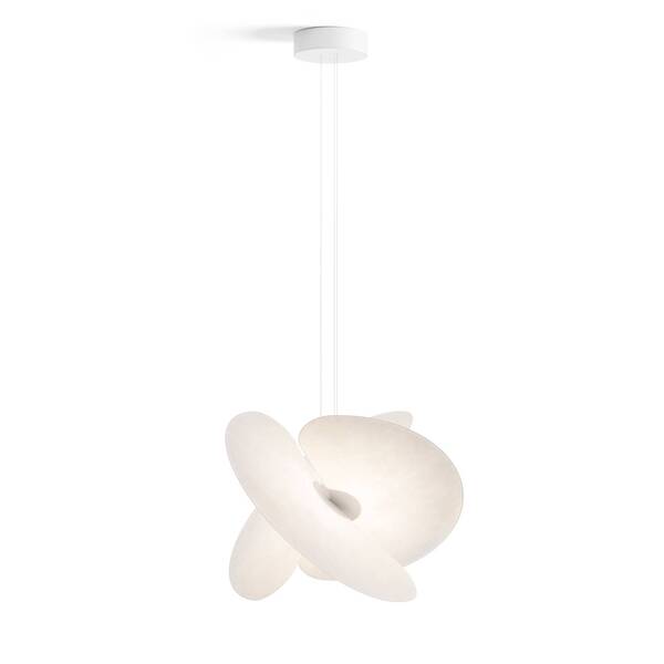  Luceplan Luceplan Levante Led Pendant Light White ø60cm 28w 