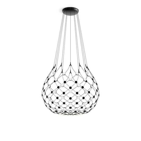  Luceplan Luceplan Mesh Wireless Hanging Light, ø 100 Cm, 4 M, Bluetooth 