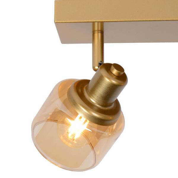  Lucide Lucide Bjorn Downlight, 2-bulb, Gold/brass 