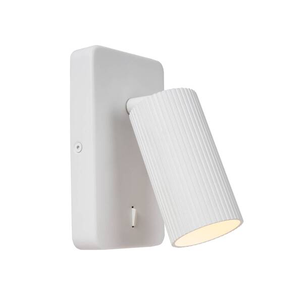  Lucide Lucide Clubs Wall Spotlight, 1-bulb, White 