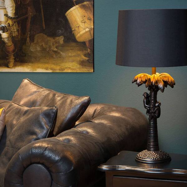  Lucide Lucide Extravaganza Coconut Table Lamp, Black 