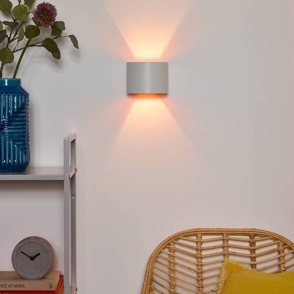  Lucide Lucide Led Wall Light Xio, Width 13 Cm, White 