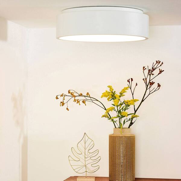  Lucide Lucide Talowe Led Ceiling Light, White, ø 45 Cm 