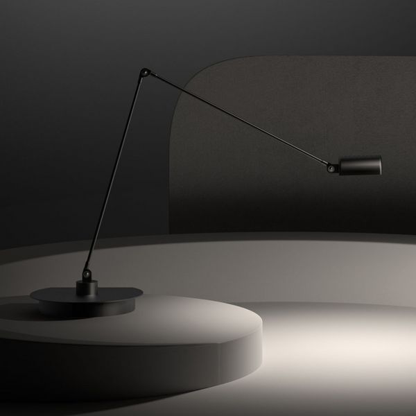  Lumina Lumina Daphine Cloe Led Table Lamp 3,000k, Black 
