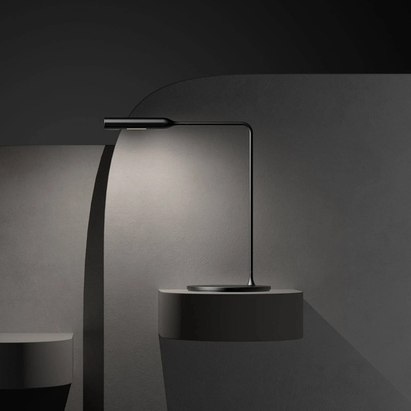  Lumina Lumina Flo Bedside Led Table Lamp 3,000k Black 
