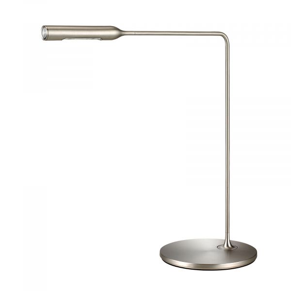  Lumina Lumina Flo Led Table Lamp 3,000k Nickel 