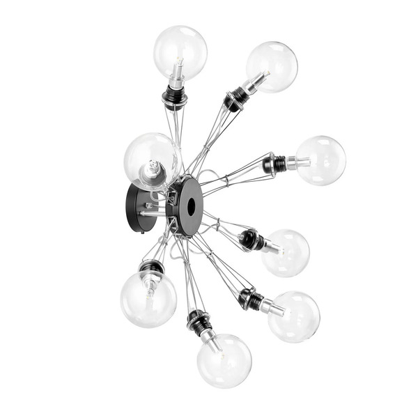  Lumina Lumina Matrix Otto 8-bulb Wall Light, Black 