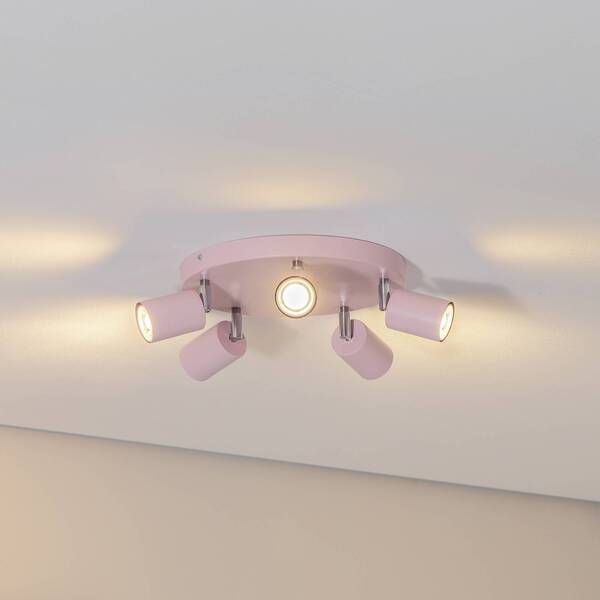  Luminex Luminex Ceiling Spotlight Fun, Pink, ø 30 Cm, Adjustable, Gu10 