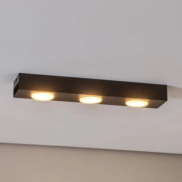  Luminex Luminex Downlight Ian In Black, 3-bulb 
