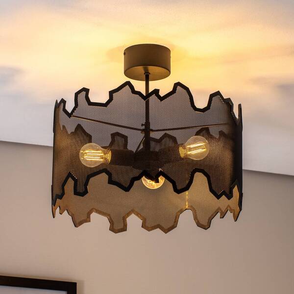  Luminex Luminex Wesley Ceiling Light With Special Lampshade 