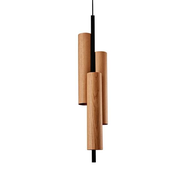  Lzf Lamps Lzf Lamps Lzf Black Note Triplet Pendant Black/cherry 