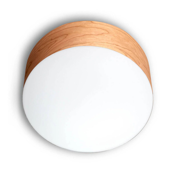  Lzf Lamps Lzf Lamps Lzf Gea Ceiling Lamp 0-10v Dimmable, ø 20cm, Cherry Wood 
