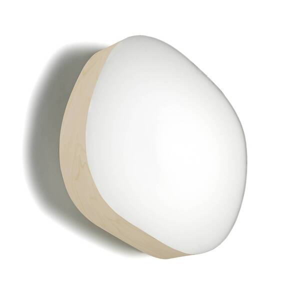  Lzf Lamps Lzf Lamps Lzf Guijarro Large Led Wall Light, Ivory 