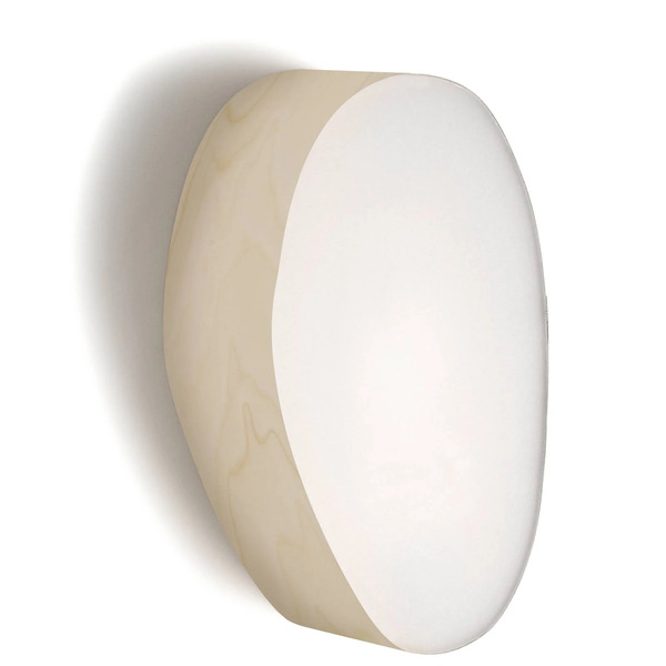  Lzf Lamps Lzf Lamps Lzf Guijarro Small Led Wall Light, Ivory 