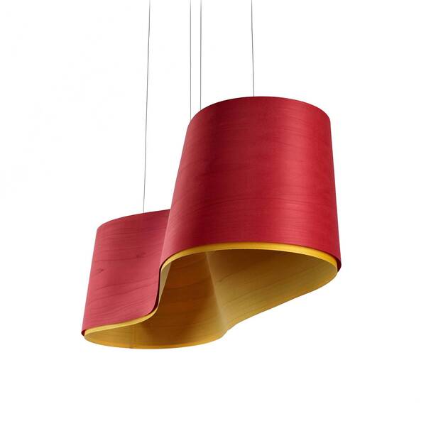  Lzf Lamps Lzf Lamps Lzf New Wave Hanging Light, Red/yellow 