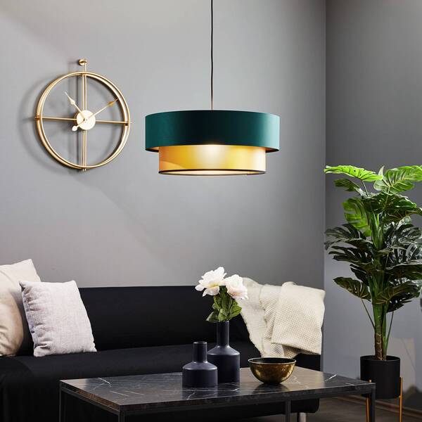  Maco Design Maco Design Dorina Hanging Light, Green/gold ø 50cm 
