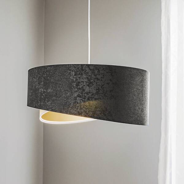  Maco Design Maco Design Vivien Pendant Lamp, Three-coloured Dark Grey/white/gold 