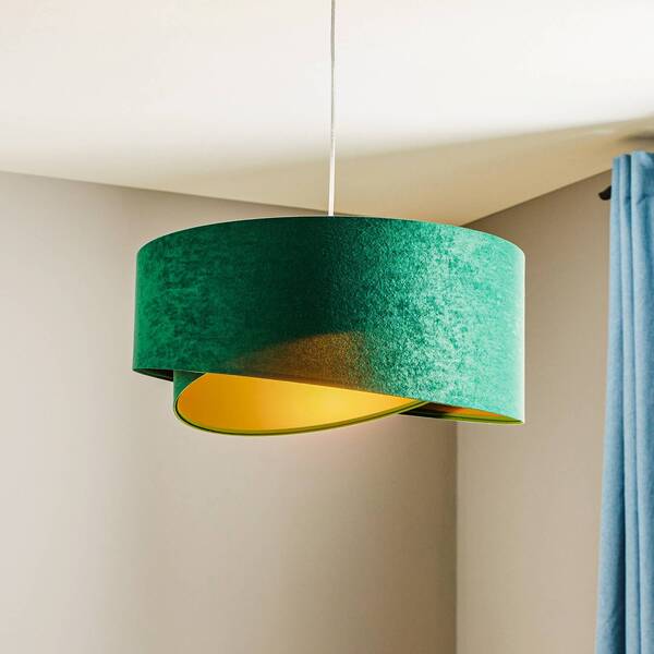  Maco Design Maco Design Vivien Pendant Light, Two-tone, Green/gold 