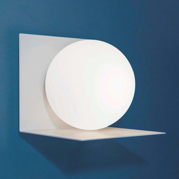  Marchetti Marchetti Balance Wall Light, Globe Right, White 
