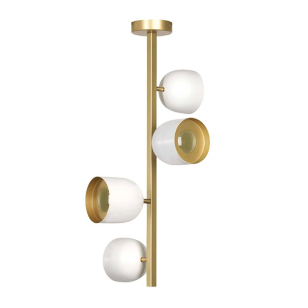  Marchetti Marchetti Led Ceiling Light Dome, Vertical, 73 Cm, White 