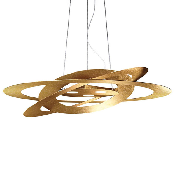  Marchetti Marchetti Led Pendant Light Afelio Gold Leaf 