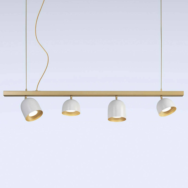  Marchetti Marchetti Led Pendant Light Dome 4-bulb White 