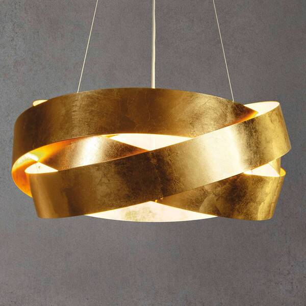  Marchetti Marchetti Pura Led Pendant Light With Gold Leaf 60 Cm 