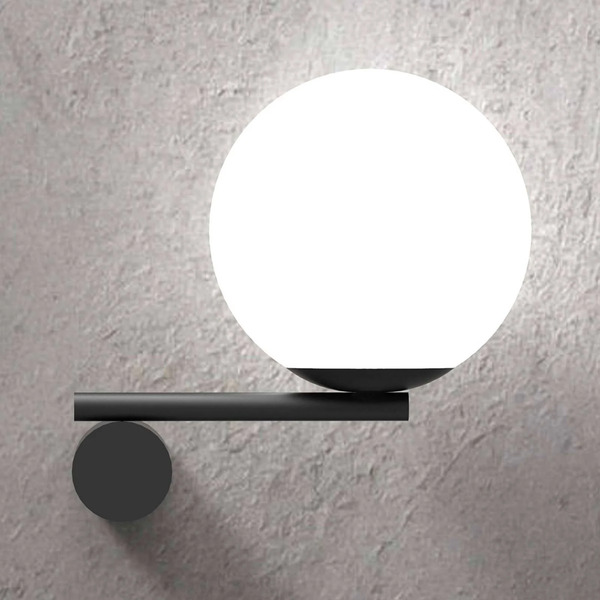  Marchetti Marchetti Wall Light Luna Flush Right Black 