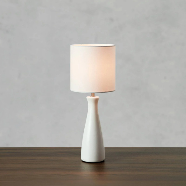  Markslöjd Markslöjd Birillo Table Lamp, White, Textile/ceramic, E14 