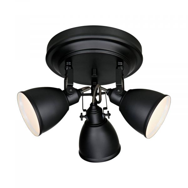  Markslöjd Markslöjd Fjällbacka Ceiling Light 3-bulb, Black 