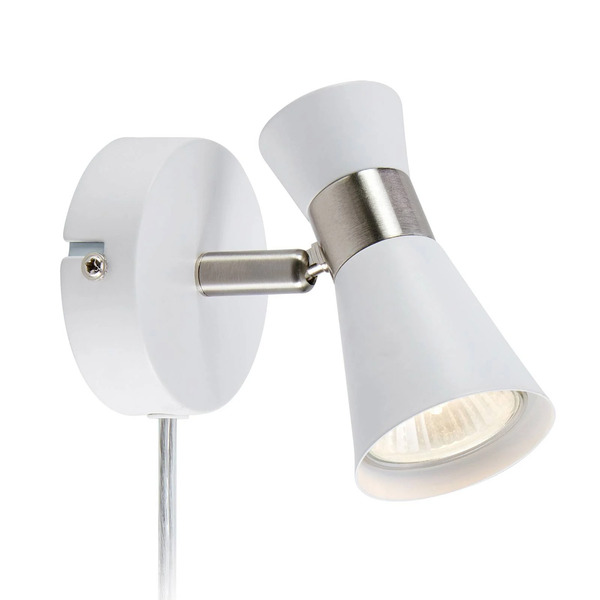  Markslöjd Markslöjd Folie Wall Light, Rotatable Spot White/steel 