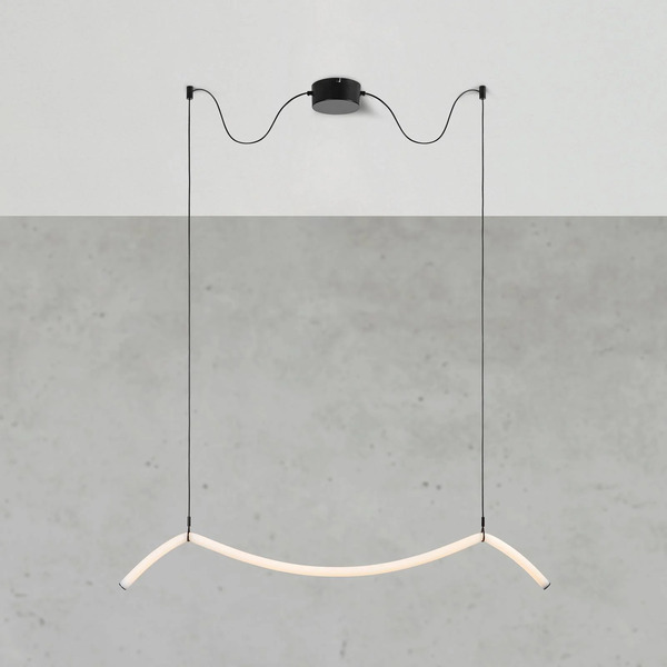  Markslöjd Markslöjd Led Pendant Light Melt, Black/white, 112 Cm Long 