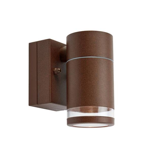  Markslöjd Markslöjd Luno Led Outdoor Wall Light, Brown, 1-bulb, Ip65, Dimmable. 