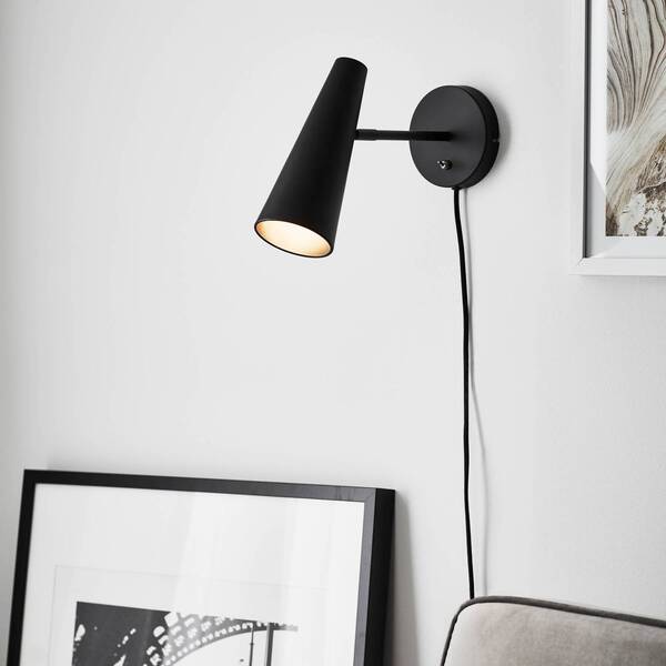  Markslöjd Markslöjd Peak Wall Spotlight, 1-bulb, Black 