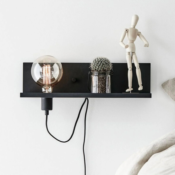  Markslöjd Markslöjd Wall Light Multi, Black, Iron, Usb Charging Socket 