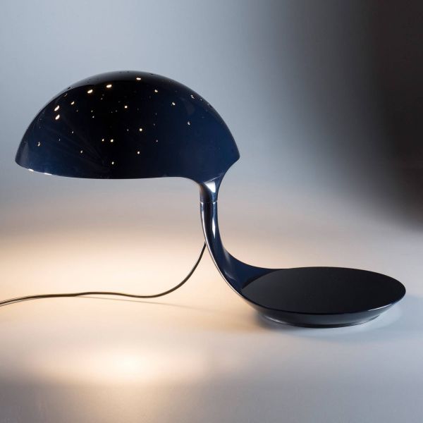  Martinelli Luce Martinelli Luce Cobra Scorpius Table Lamp, Blue 