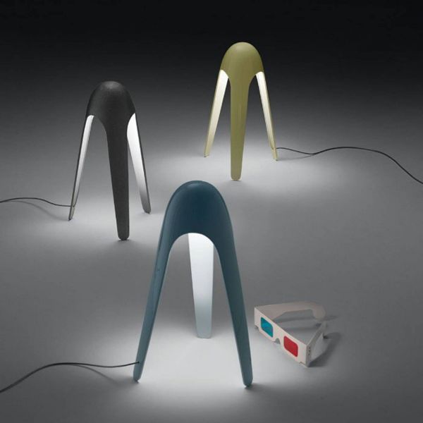  Martinelli Luce Martinelli Luce Cyborg Led Table Lamp, Grey 